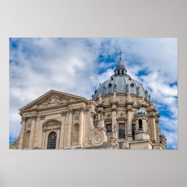Val-de-Grace Church and Army Hospital in Paris Poster (Framsidan)