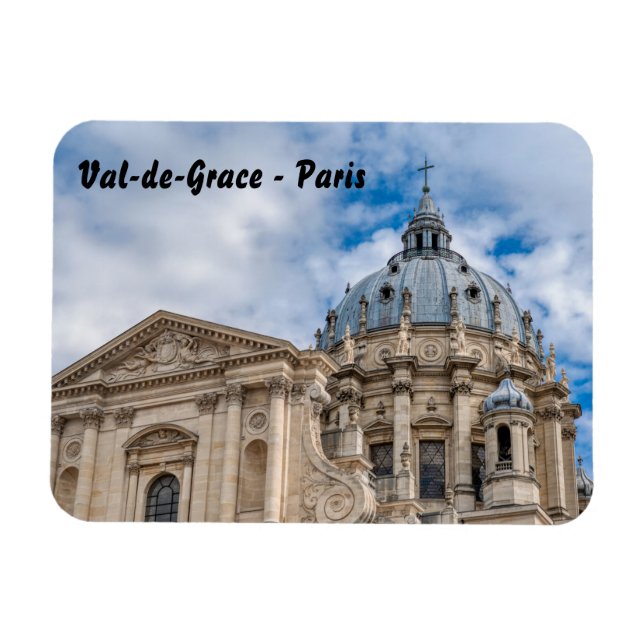 Val-de-Grace kyrka och armésjukhus i Paris Magnet (Horisontell)