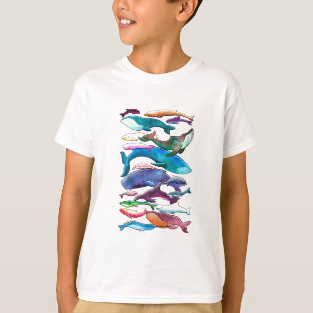 Val, delfiner & Porpoises T-shirt (Framsida)