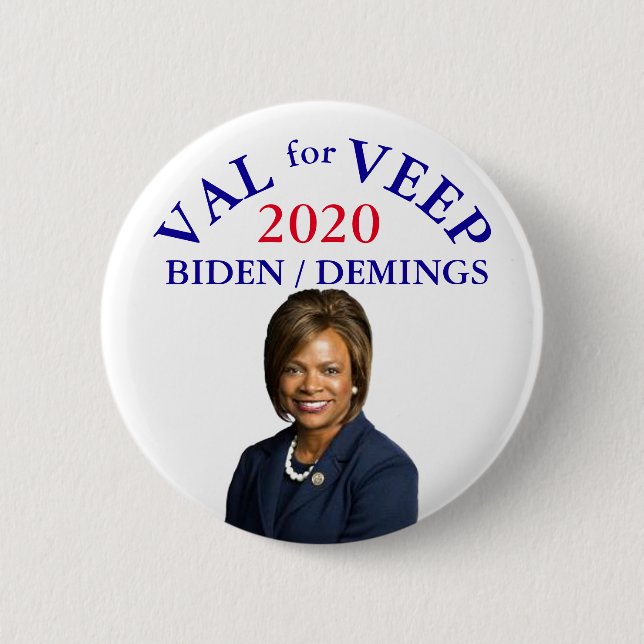 Val Demings för Vice President 2020 Knapp (Framsida)