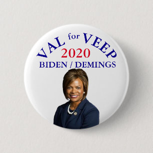Val Demings för Vice President 2020 Knapp