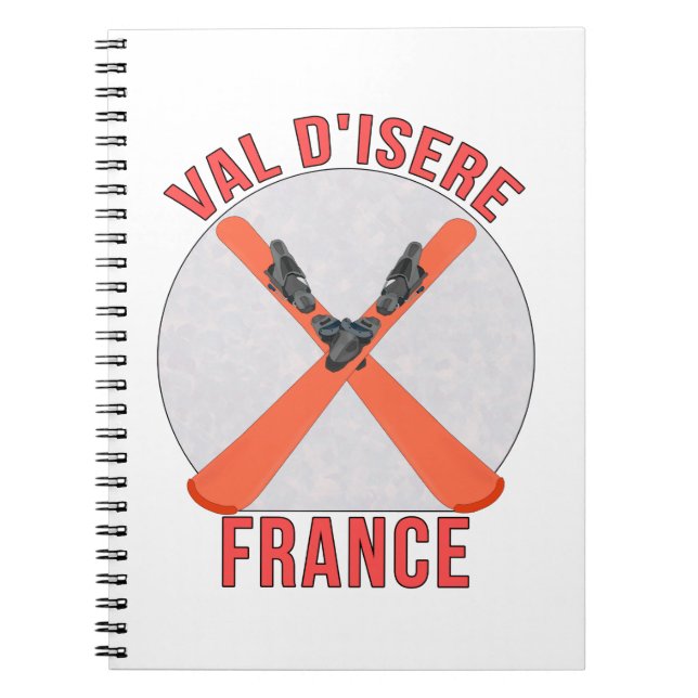 Val d'Isere, Frankrike Anteckningsbok (Framsidan)