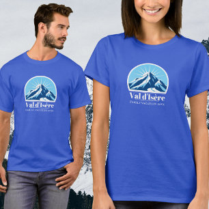 Val d'Isère Frankrike savoie vanoise T-Shirt