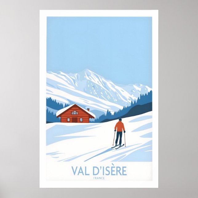 Val-dIsère Tryck Frankrike 1 (Framsidan)