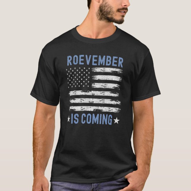 Val efter halva tiden i USA flagga i november 2022 T Shirt (Framsida)