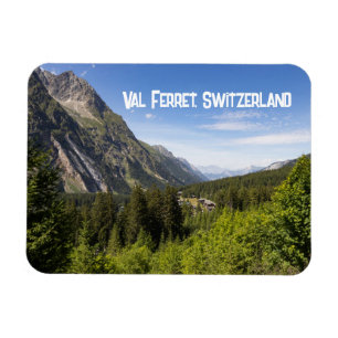 Val Ferret, i Valais, Schweiz Magnet