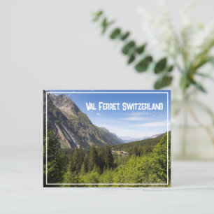 Val Ferret, i Valais, Schweiz Vykort