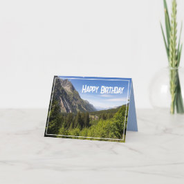 Val Ferret, Valais, Schweiz Birthday Kort