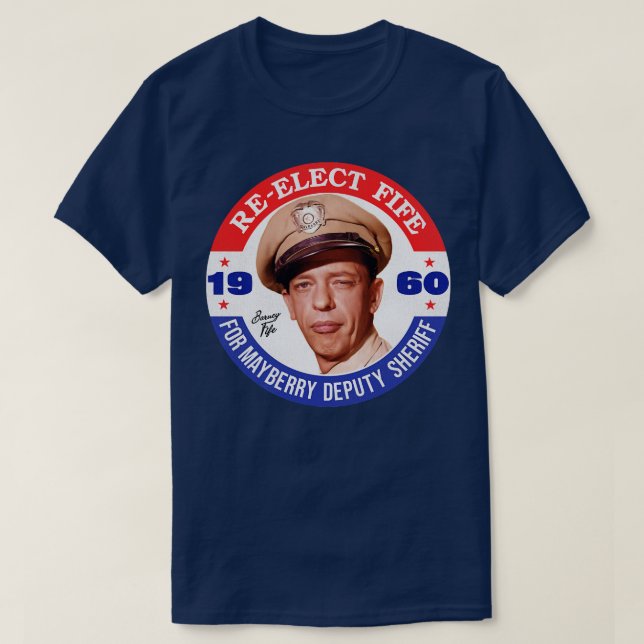 Val Fife Mayberry, ställföreträdande sheriff T Shirt (Design framsida)