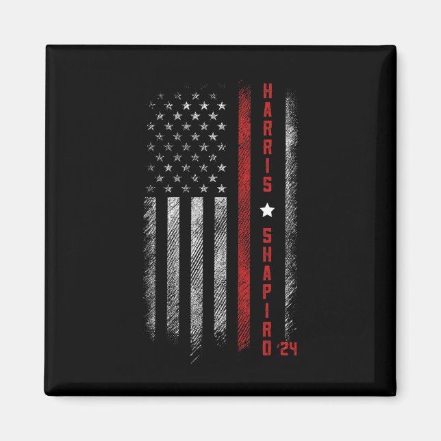 Val - flagga - Kamala Harris Magnet (Framsidan)