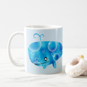 Val för sötpersonligblått kaffemugg