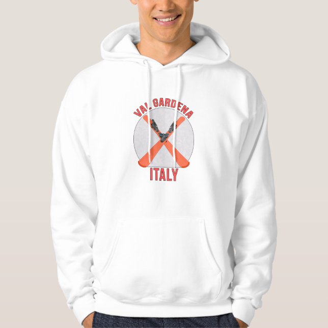 Val Gardena, Italien Hoodie (Framsida)