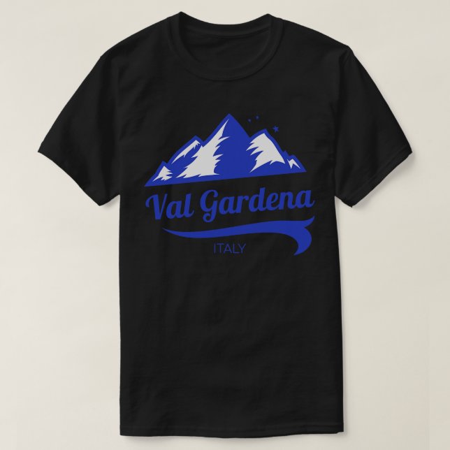 Val Gardena ski Italien T Shirt (Design framsida)