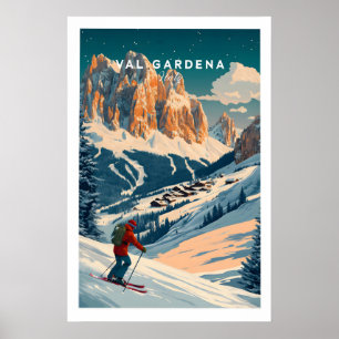 Val Gardena skidposter - Italien 1 Poster