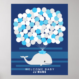 Val Gästbok för babyfirande Utskrift Poster
