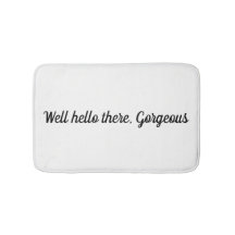 Väl hejer där, ursnygg badmatta