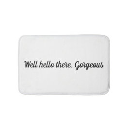 Väl hejer där, ursnygg badmatta badrumsmatta