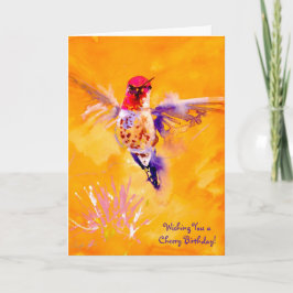 "Väl hejer!", Hummingbirdtryck Kort