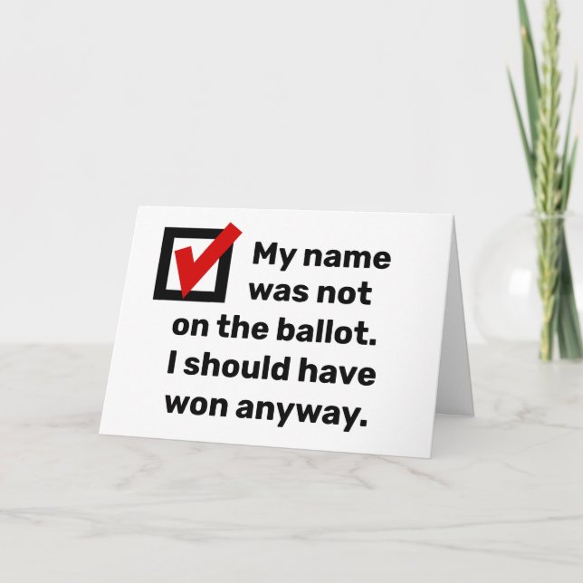 Val Humor 2024 Kort (Framsida)