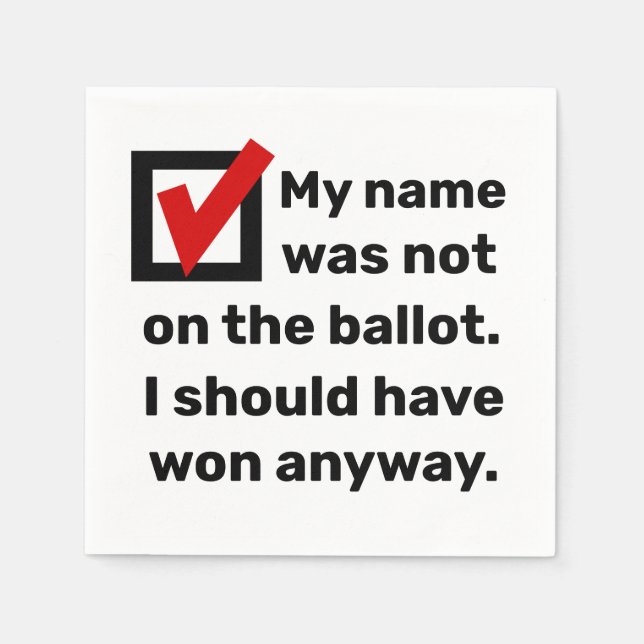 Val Humor 2024 Pappersservett (Framsidan)