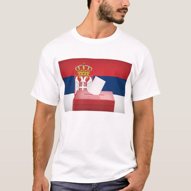 Val i Serbien T Shirt (Framsida)