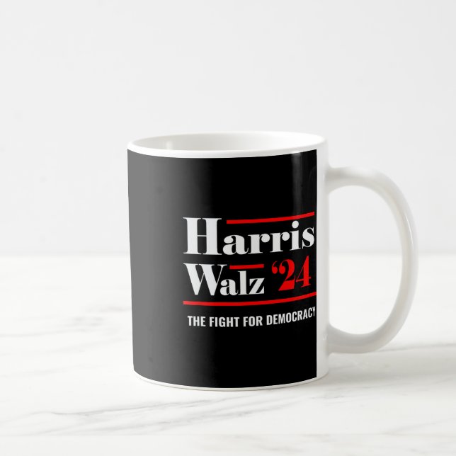 Val Kamala Harris &amp; Tim Walz 2024 Kaffemugg (Höger)