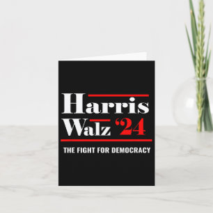 Val Kamala Harris &amp; Tim Walz 2024 Kort