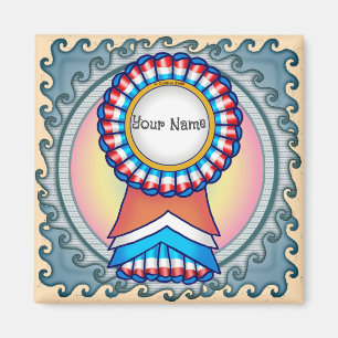 Val Kampanj Ribbon Magnet