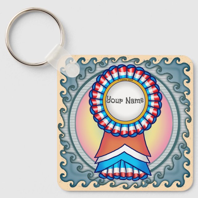 Val Kampanj Ribbon Nyckelring (Framsida)