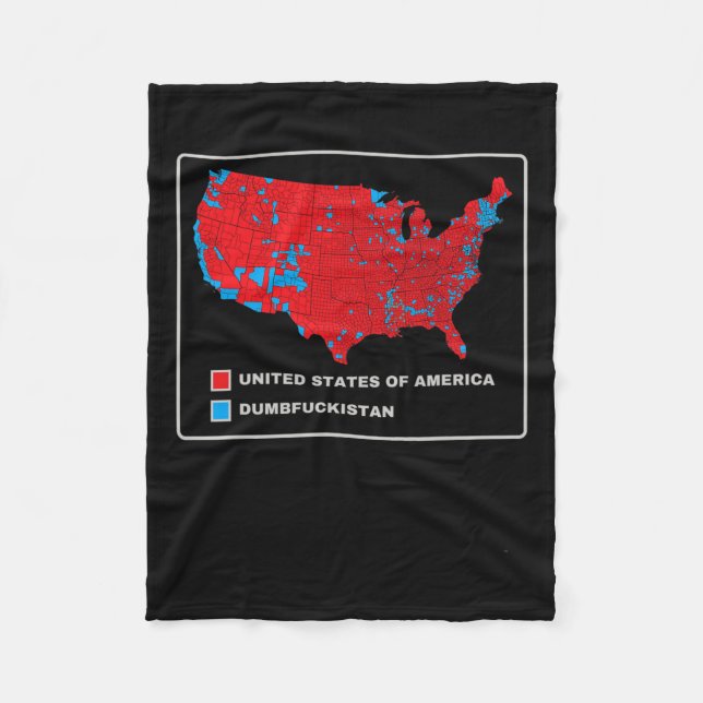 Val Karta 2024 Förenta staternas ministerkandidat Fleecefilt (Framsidan)