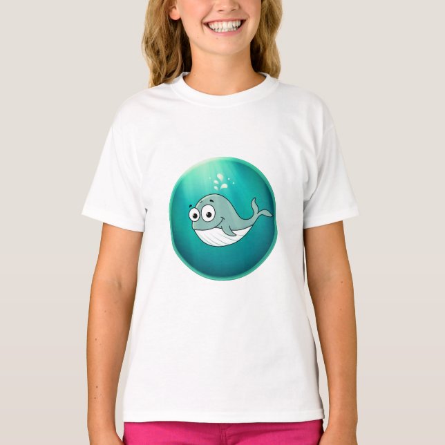 Val, Kaskelot, Under vattnet T Shirt (Framsida)