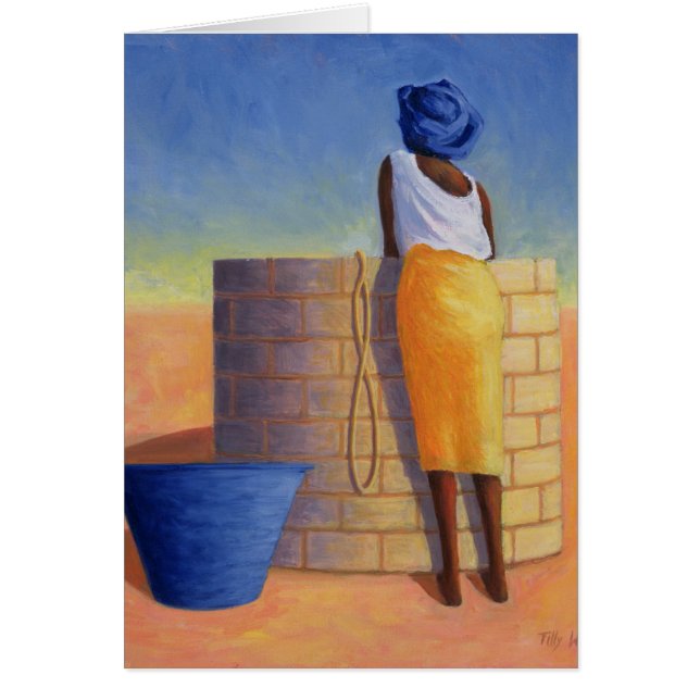 Väl kvinna 1999 hälsningskort (Framsidan)