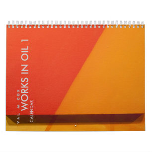 VAL M COX CALENDAR-WORKS I DEN OLJE- upplagan Kalender