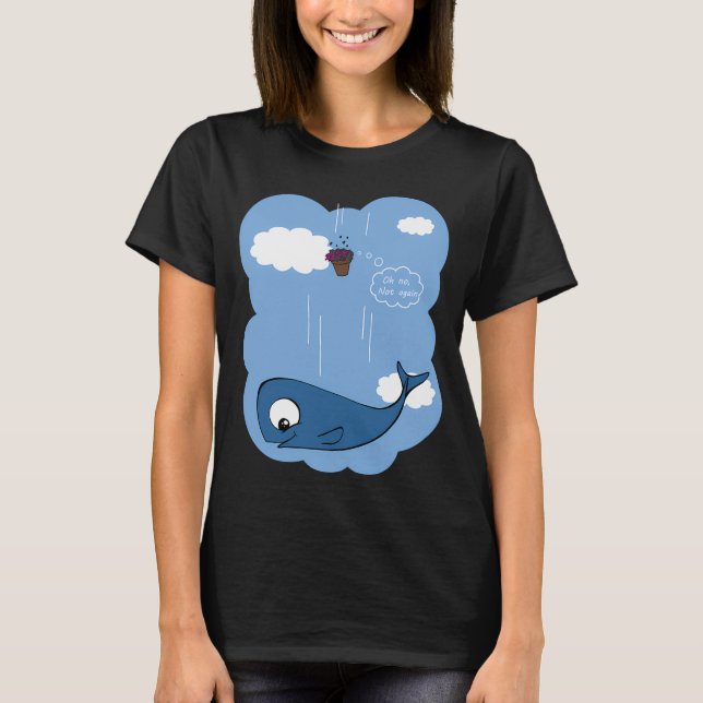 Val och petunior t shirt (Framsida)