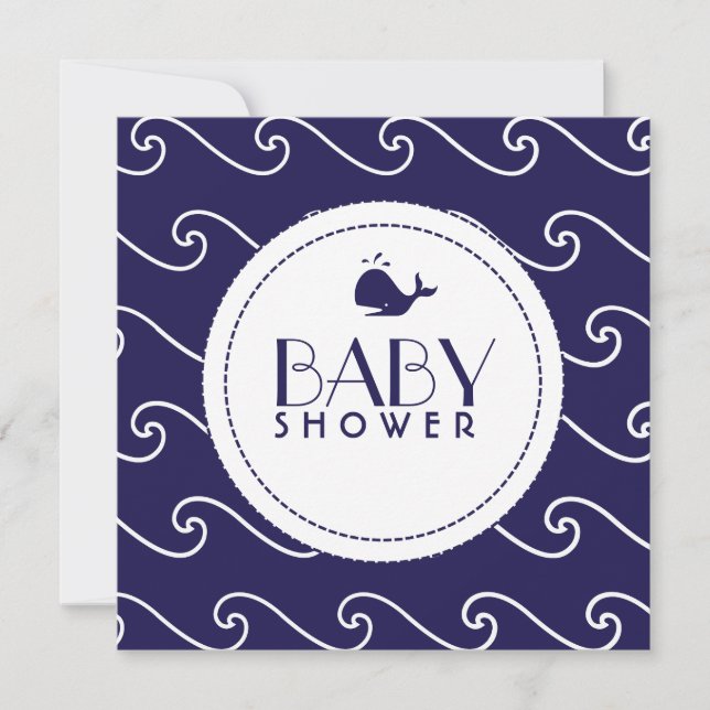 Val och Vågigt flottinbjudan Inbjudningar (Framsida)