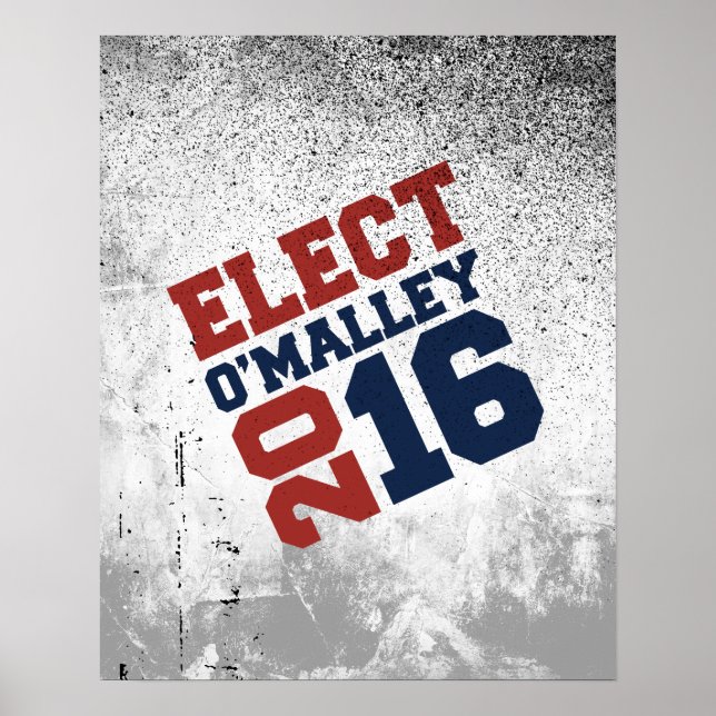 Val O'Malley 2016 Neon Design Poster (Framsidan)
