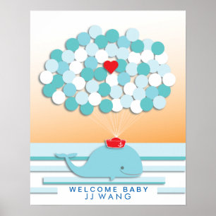 Val Presentbok för babyfirande Utskrift Poster