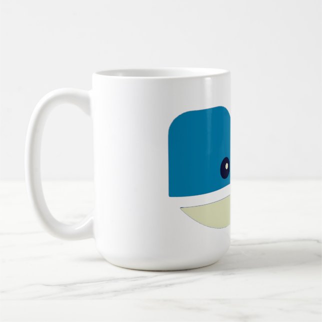 Val, puckelrygg, däggdjur kaffemugg (Vänster)
