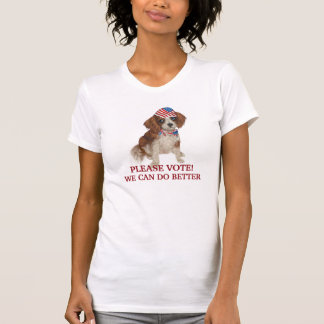 Val Shirt med Kung Charles Hund Tee