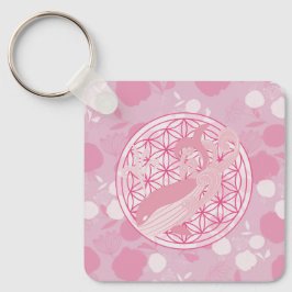 val,slaktbiprodukter,zzen,chakra,blomma av liv nyckelring