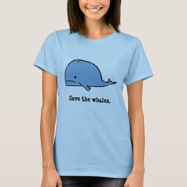val sparar whales.na tee shirt (Framsida)