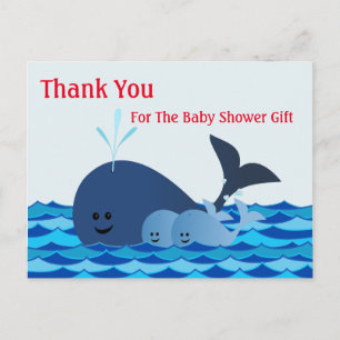 Val, tack tvillingar baby shower vykort
