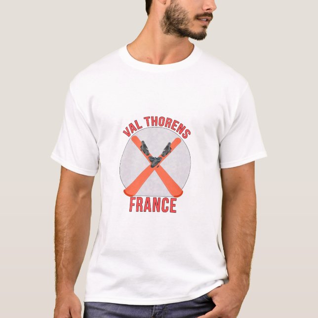 Val Thorens, France T Shirt (Framsida)