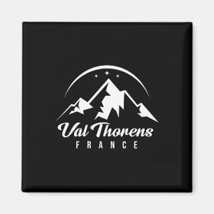 Val Thorens Frankrike Ski Resort Skiing Snowboardi Magnet