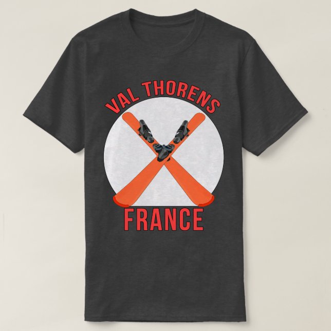 Val Thorens Frankrike T Shirt (Design framsida)