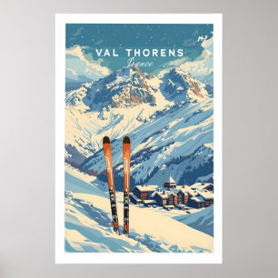 Val Thorens Resa Affisch 1