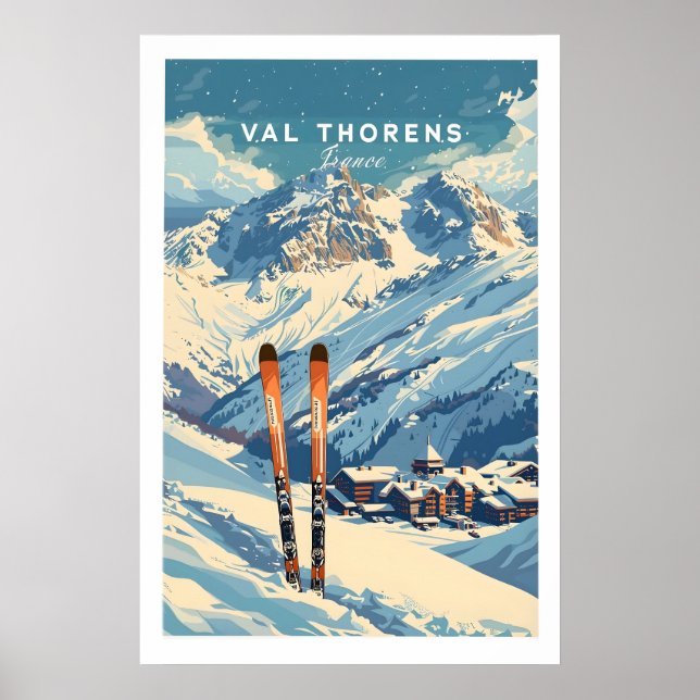 Val Thorens Resa Affisch 1 (Framsidan)