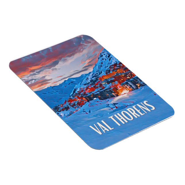 Val Thorens Station de ski Magnet (Högersidan)