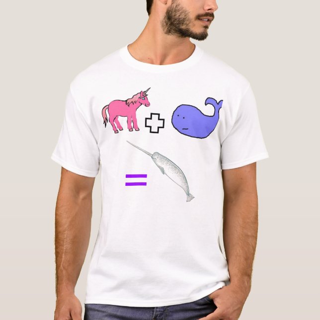 Val + Unicorn Tee Shirt (Framsida)