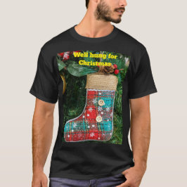 Väl upphängd för jul. t shirt